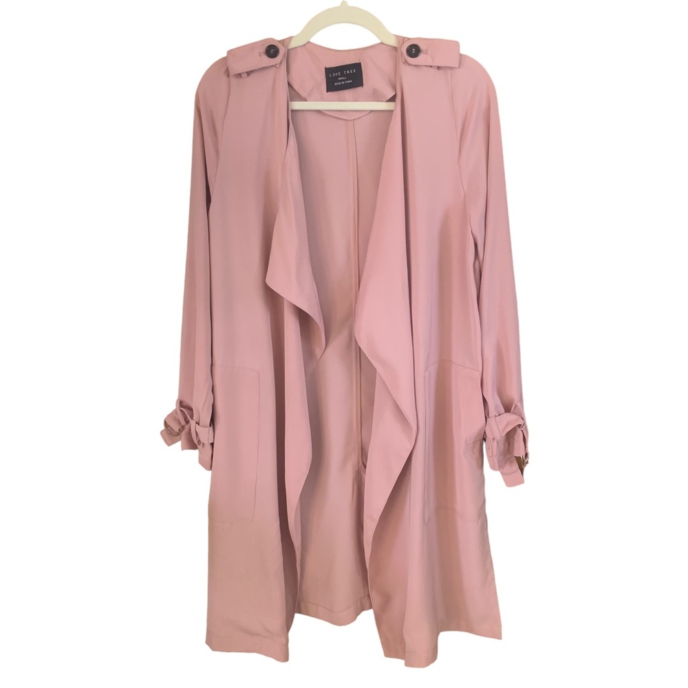 LOVE TREE Trench Coat Style Jacket